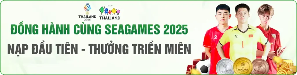 OK9 Đồng Hành SEA Games 2025 – Nạp Đầu Tiên, Nhận Thưởng Triền Miên Không Giới Hạn 10 ĐỒNG HÀNH CÙNG SEA GAMES 2025 NẠP ĐẦU TIÊN - THƯỞNG TRIỀN MIÊN