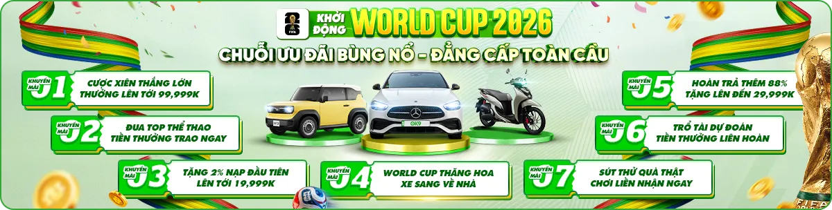 sự kiện ok9 khuyến mãi mừng fifa world cup 2026